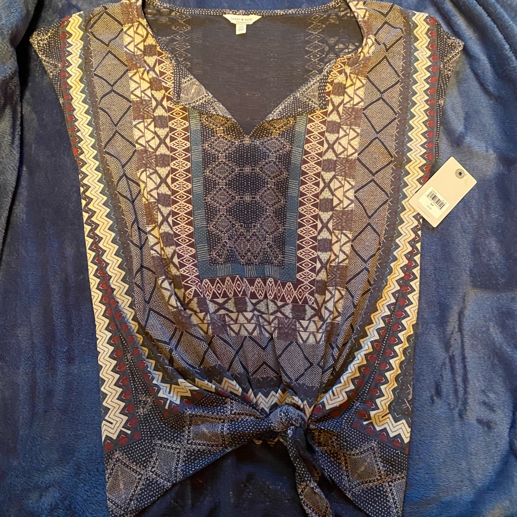 Nwt Lucky Brand Knot Top Small